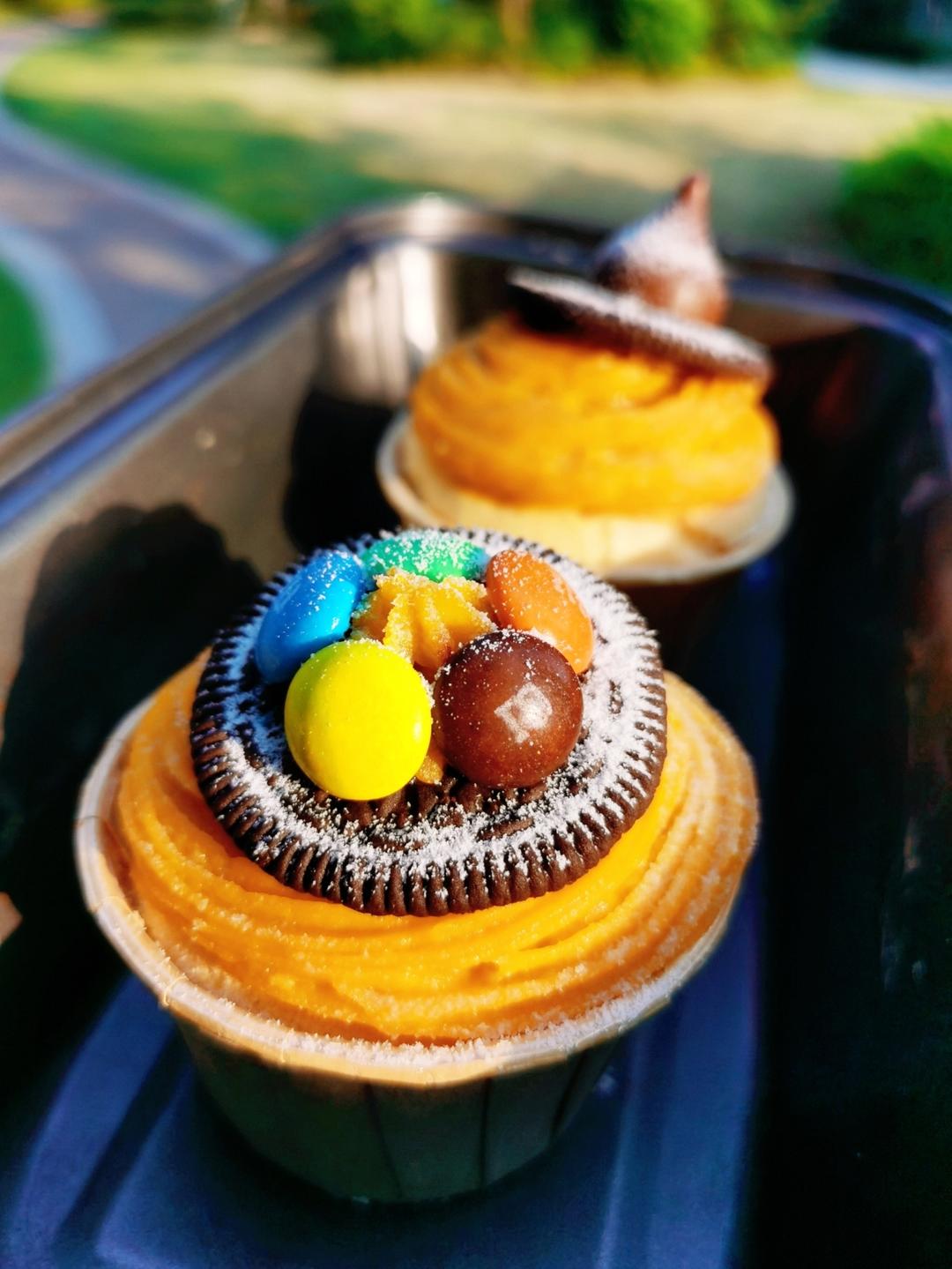 【万圣节】女巫帽子cupcake—美的T7-L382B智烤大师