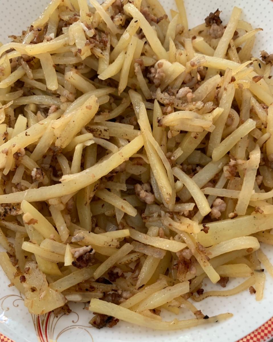 肉末炒土豆丝