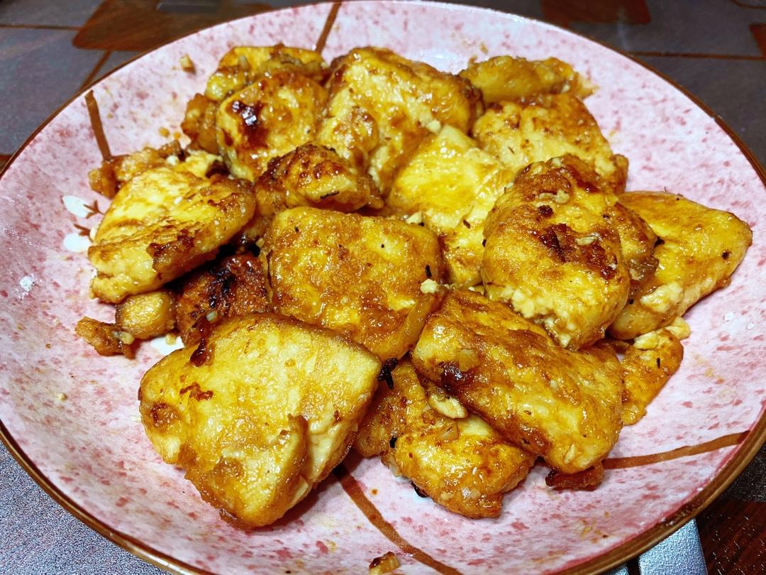 无敌好吃的香煎豆腐