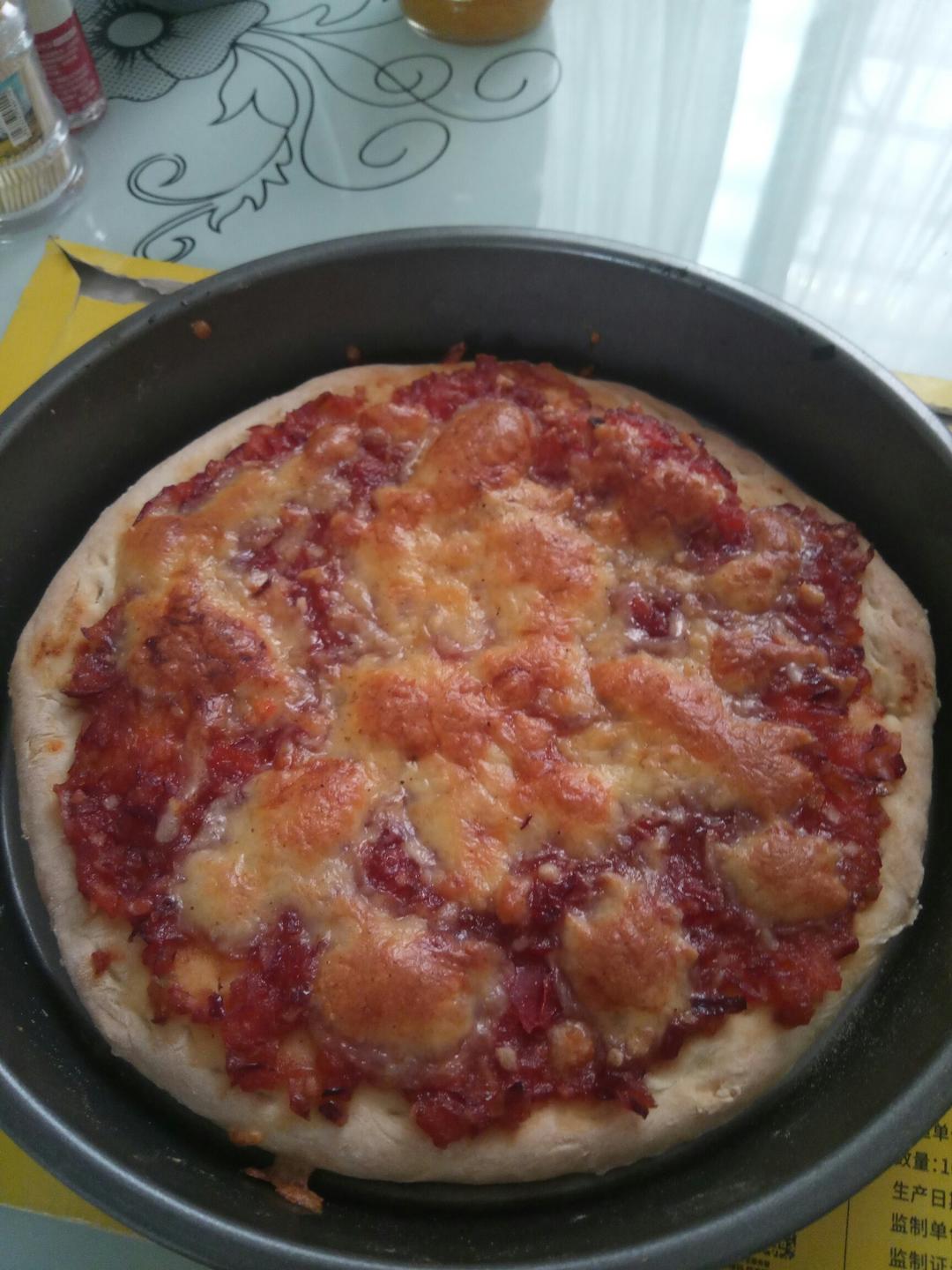 披萨饼皮家庭版（详细步骤图）