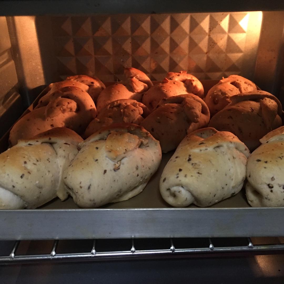 全麦牛奶蜜豆软欧