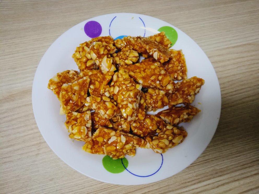 无水无油香脆花生糖