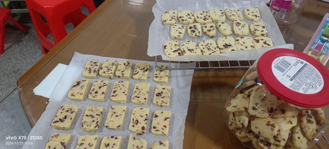 蔓越莓饼干 新手也不怕