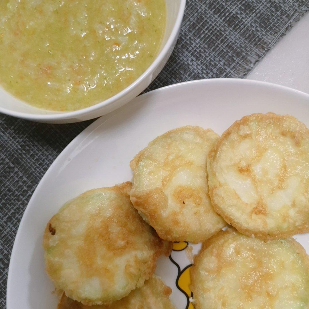 香煎西葫芦饼——另类天妇罗感
