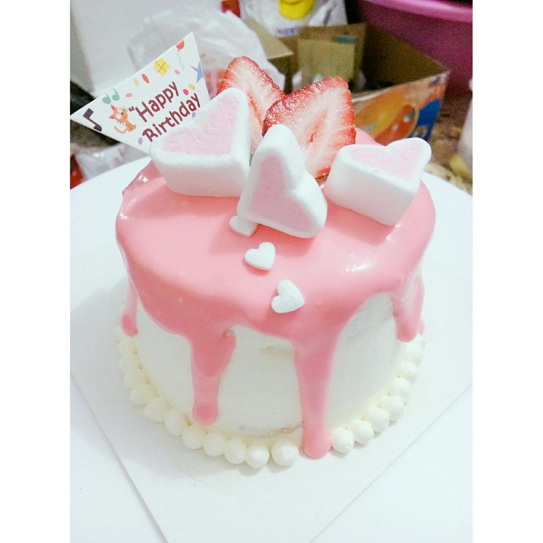 简单快手又美丽的芝士淋面