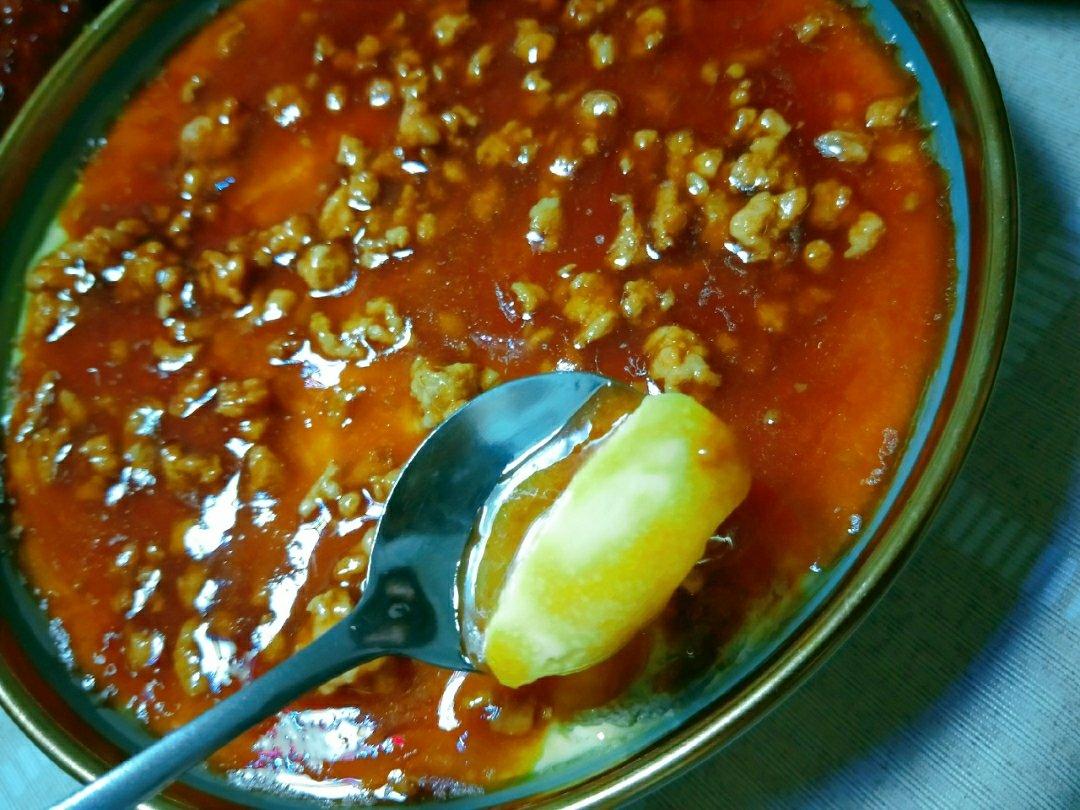 ru果云知道做的肉末蛋羹