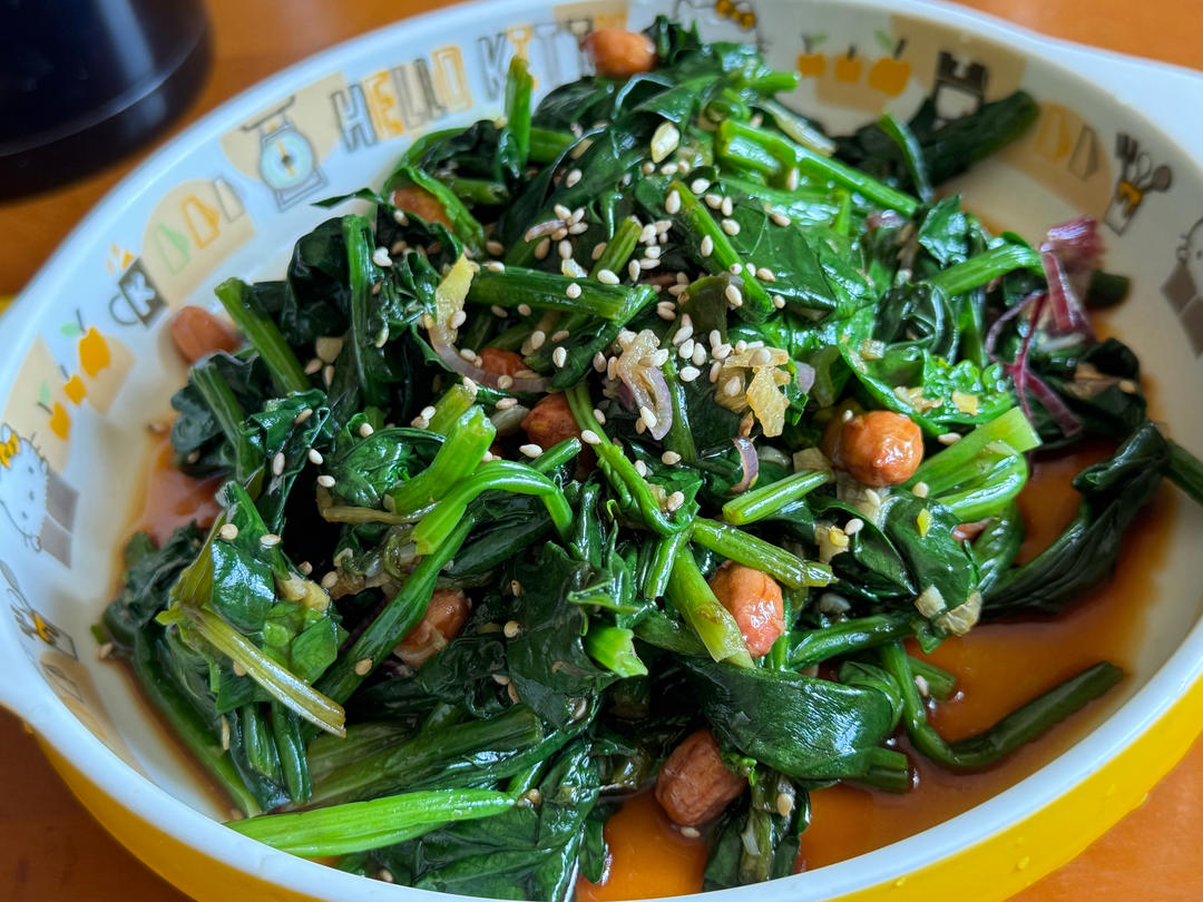 比店里都好吃的快手菜老醋菠菜