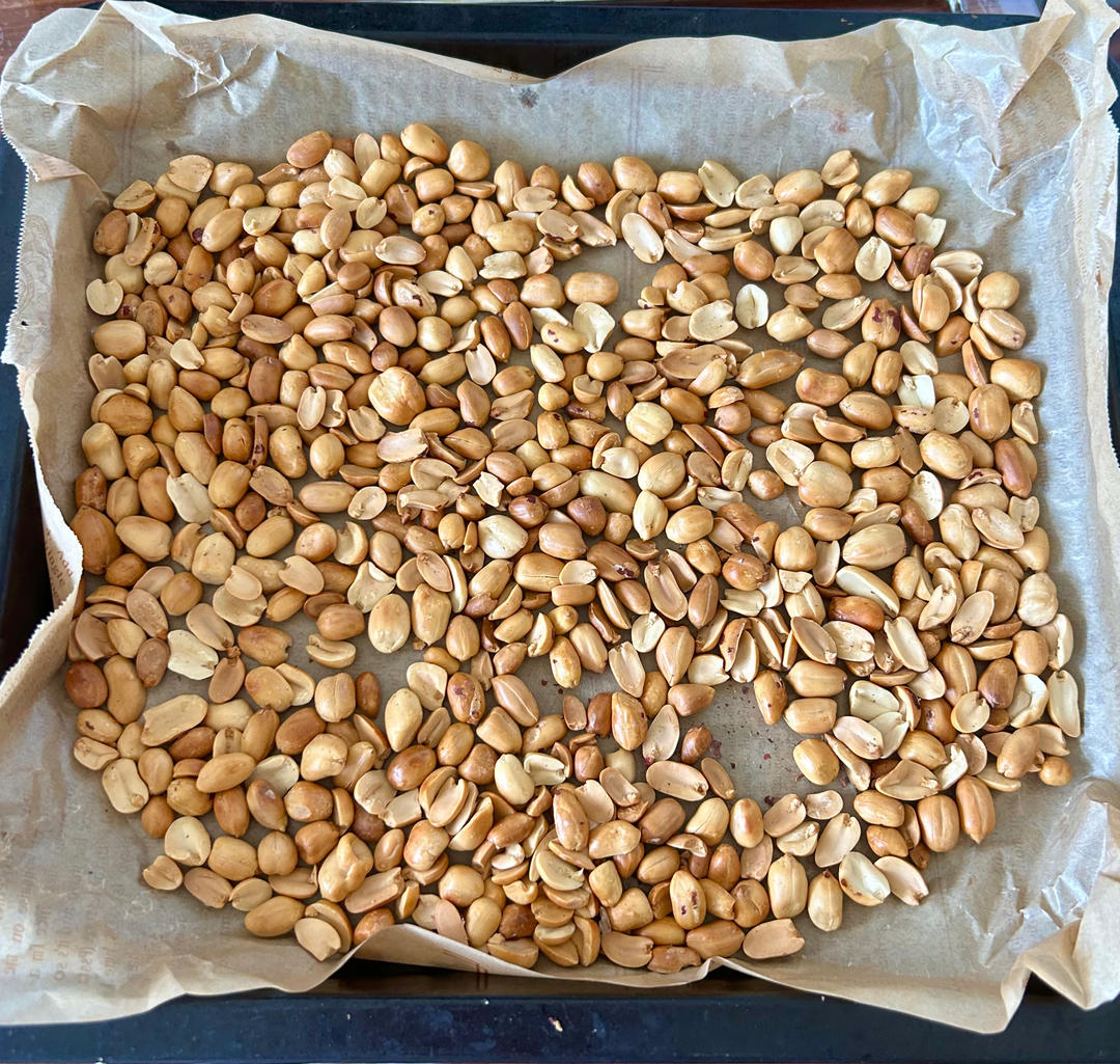 简单不用炒的烤花生仁