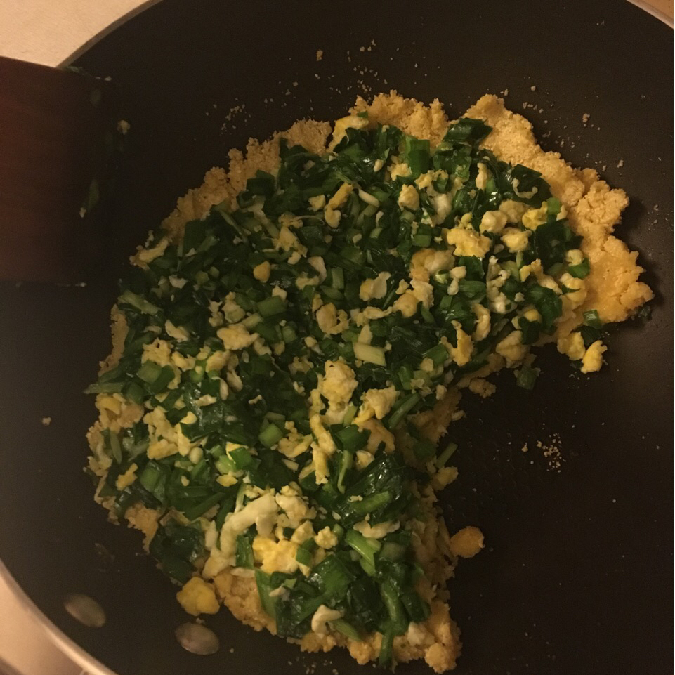 韭菜鸡蛋糊饼