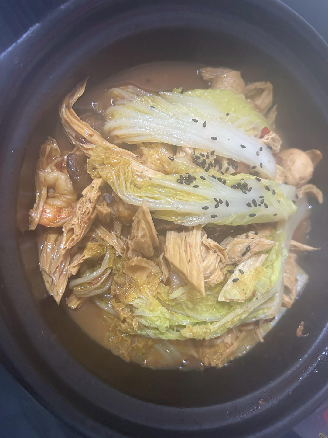 腐竹腩肉冬菇煲（下饭神器）