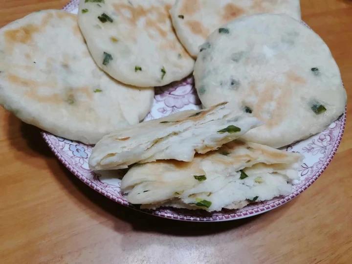 发面椒香葱花饼（超级宣软）