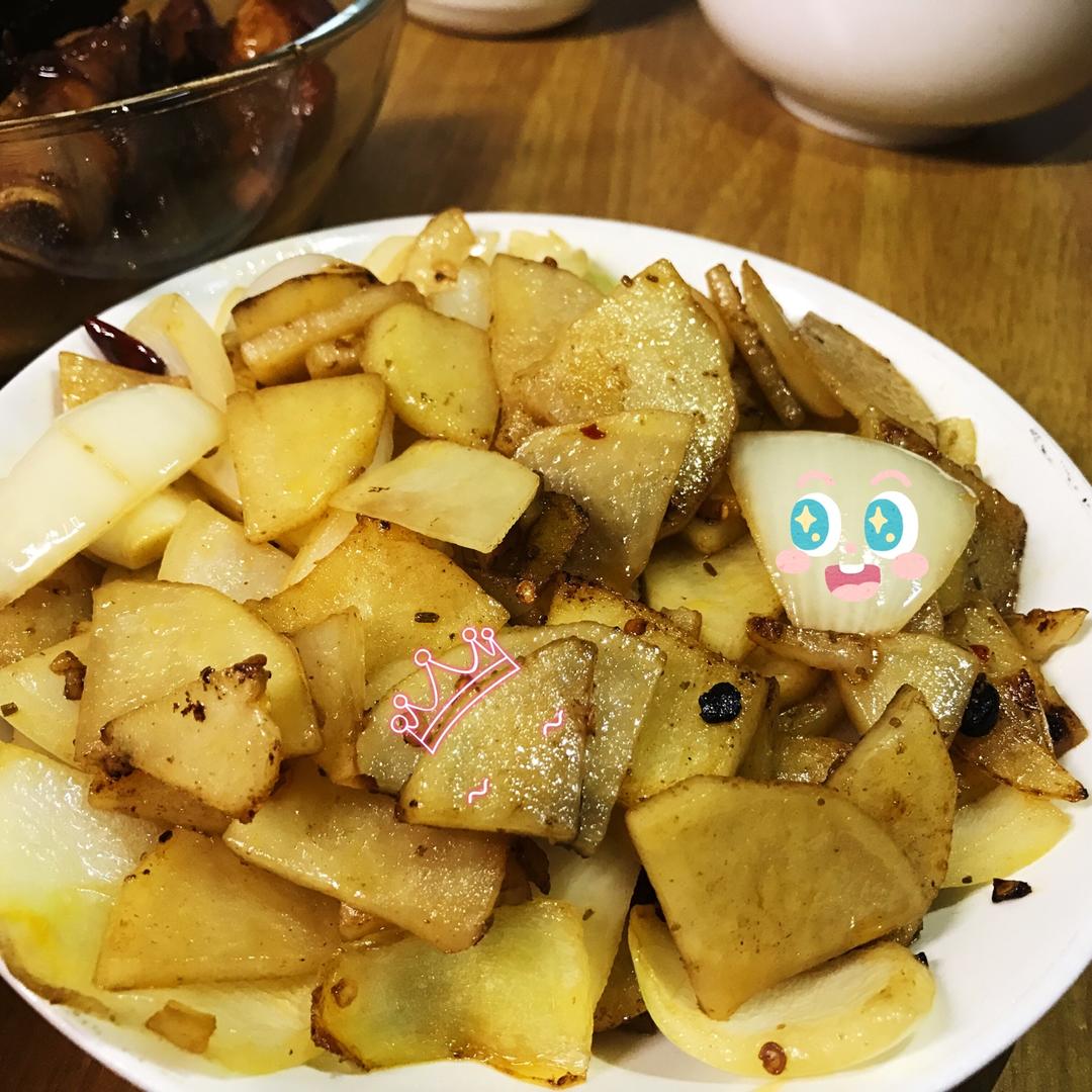 孜然洋葱土豆片