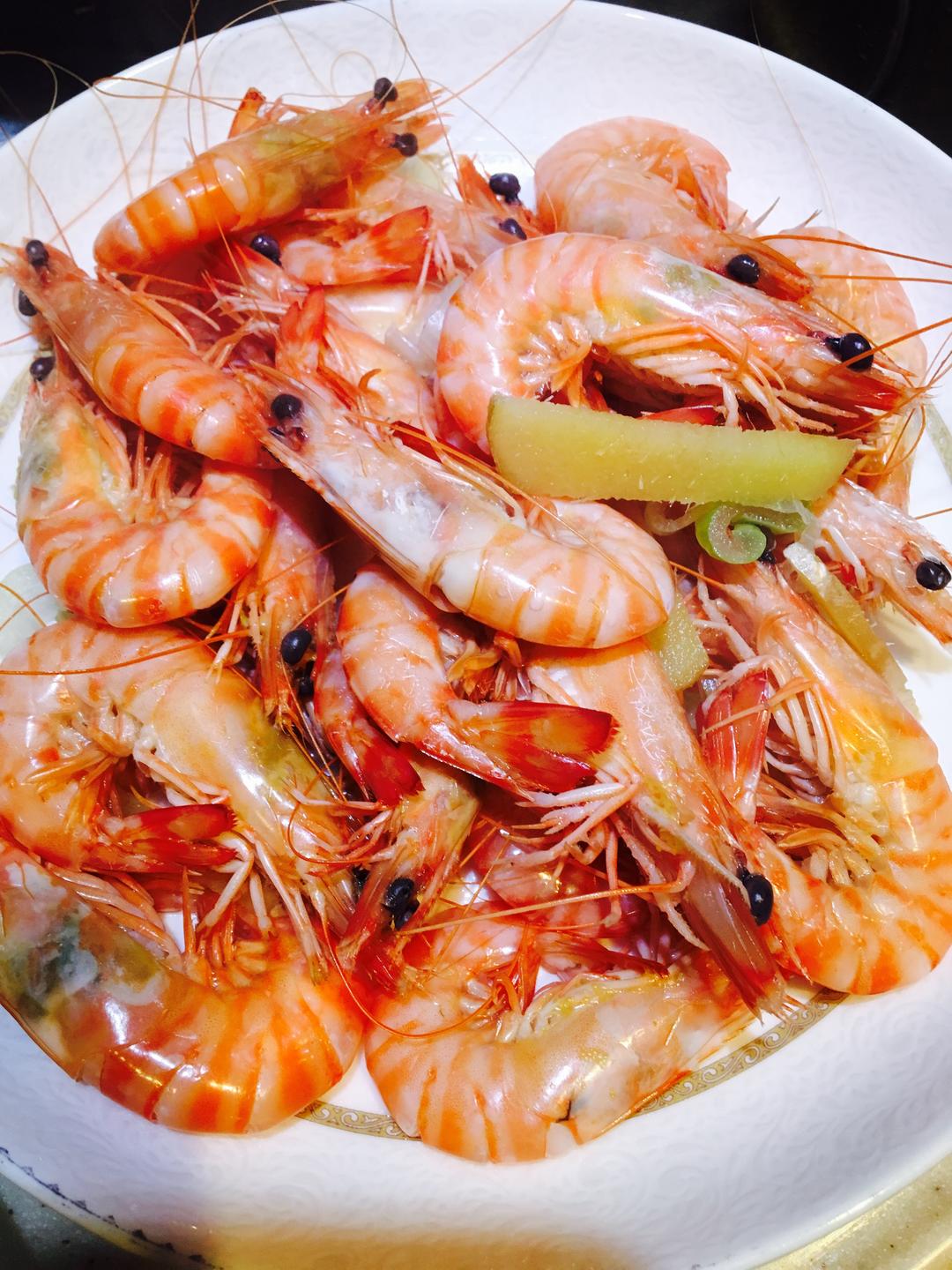 白灼斑节虾的做法