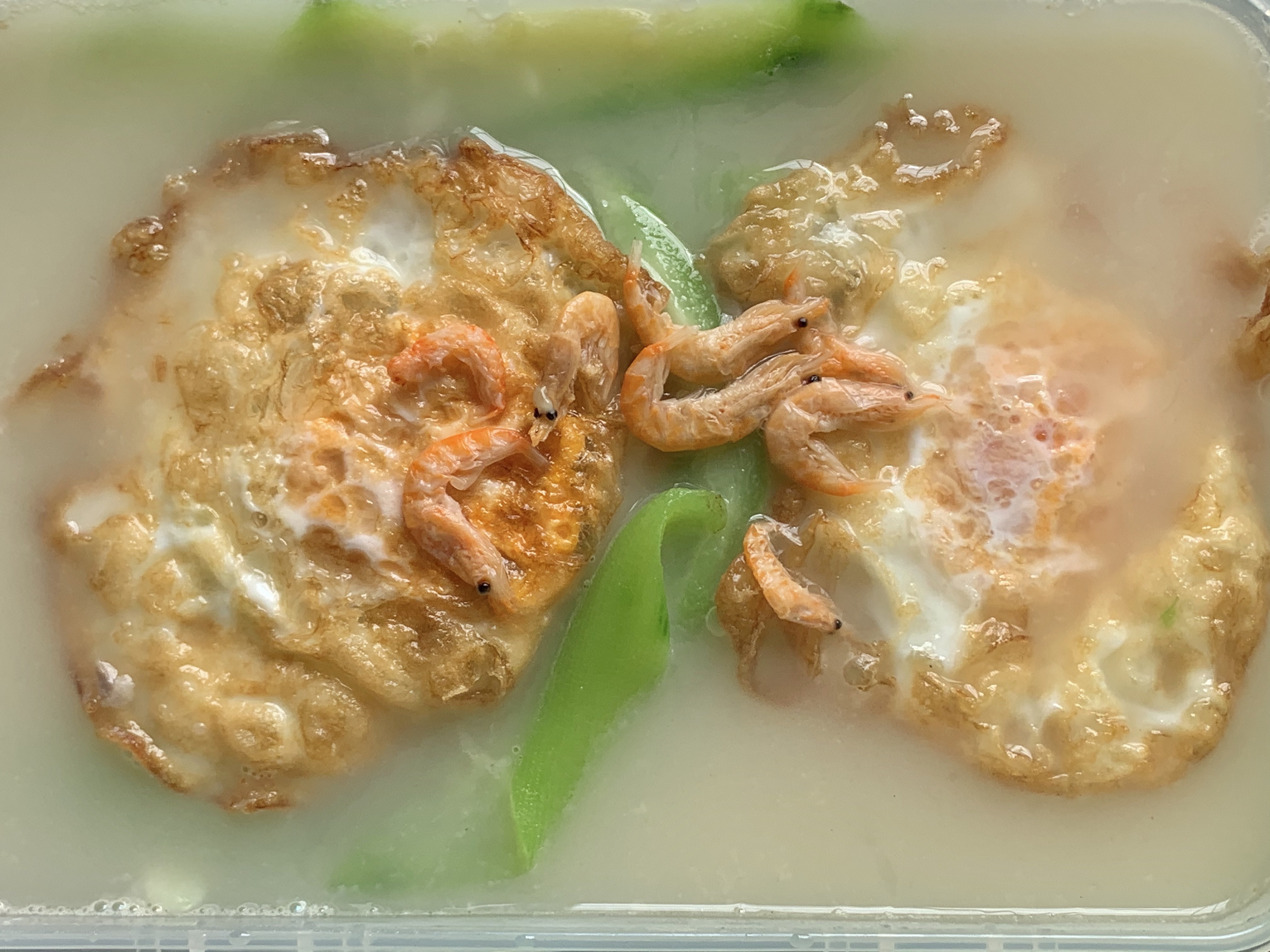 丝瓜虾干鸡蛋汤的做法