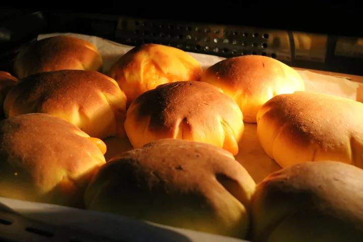 非常QQQQQ弹松软的南瓜麻薯面包