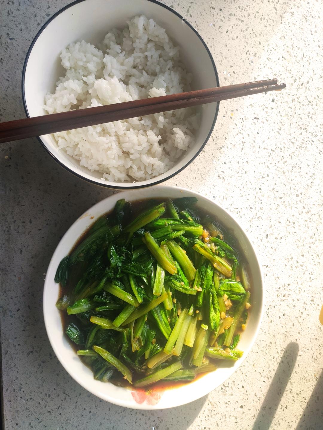 蒜蓉油麦菜（蚝油）