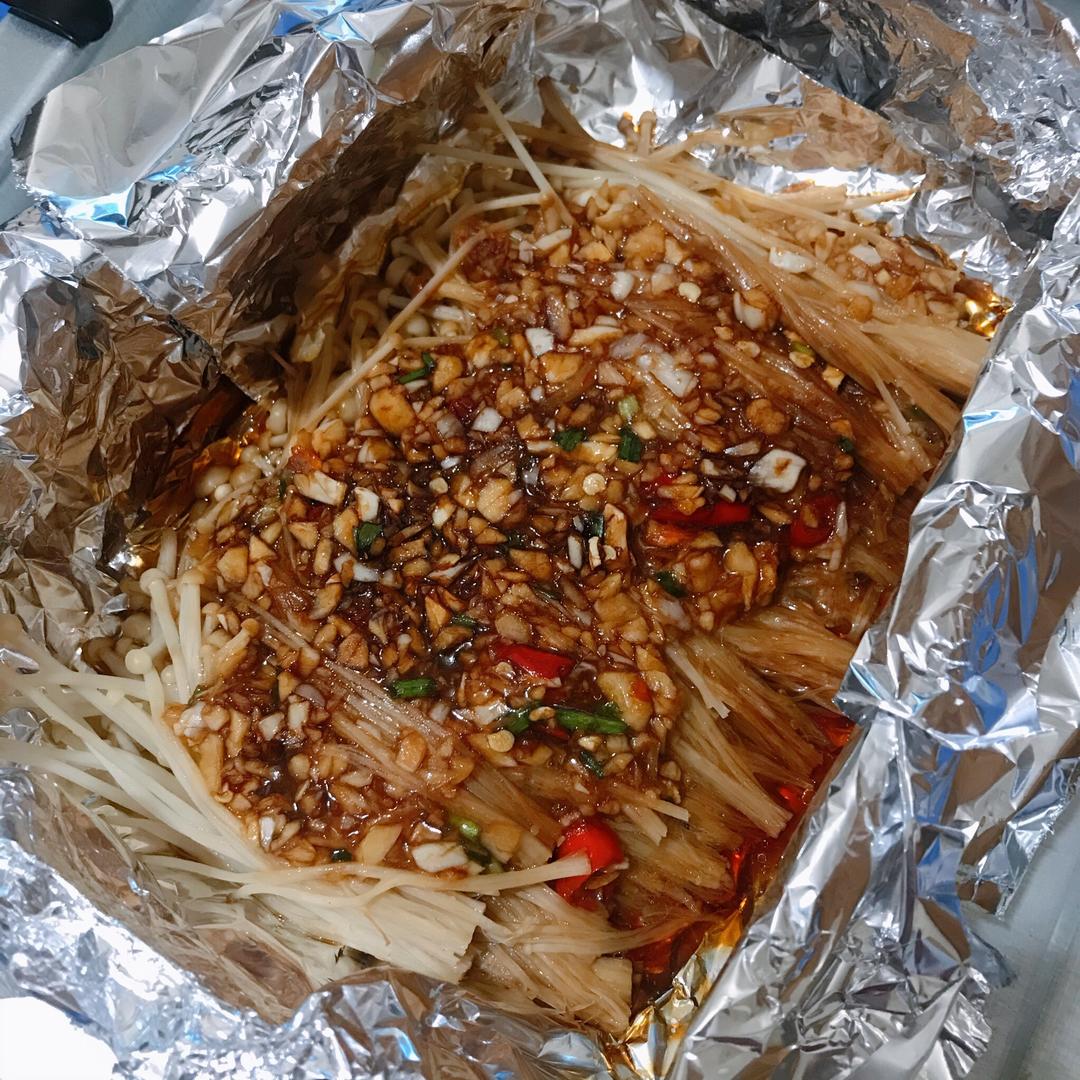 锡纸金针菇烤箱版