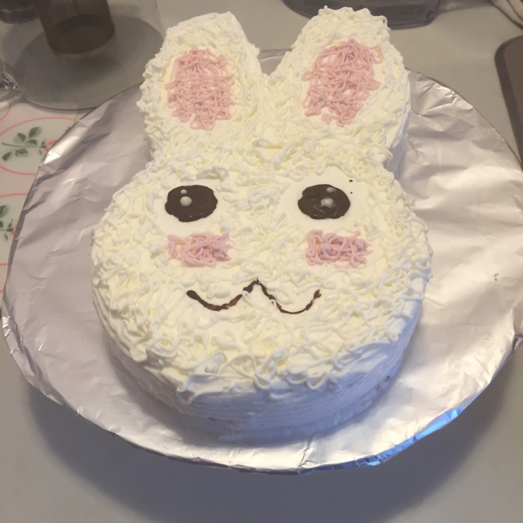 小兔子奶油蛋糕