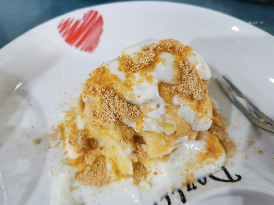 无油少少糖牛奶舒芙蕾松饼