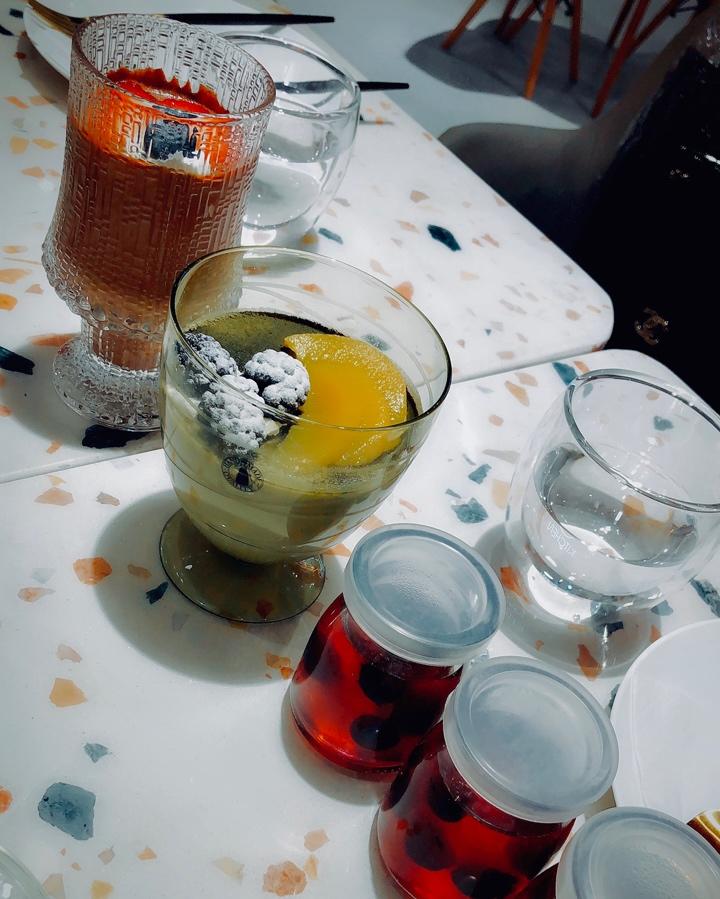 抹茶白巧奶酪布丁