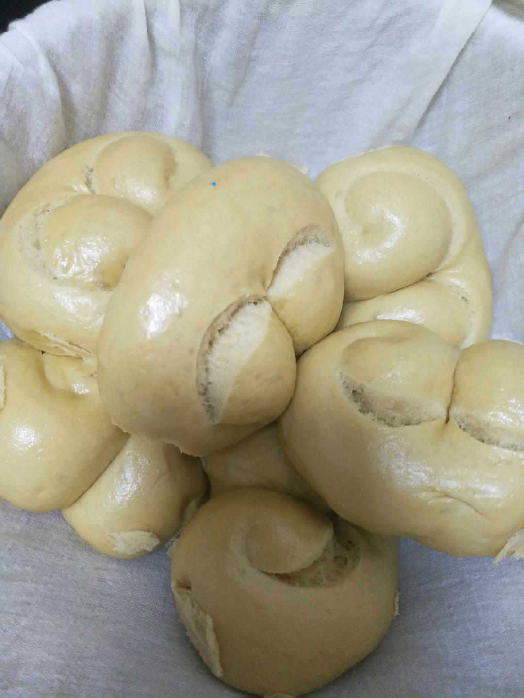 有着面包口感的红糖馒头（一次发酵）