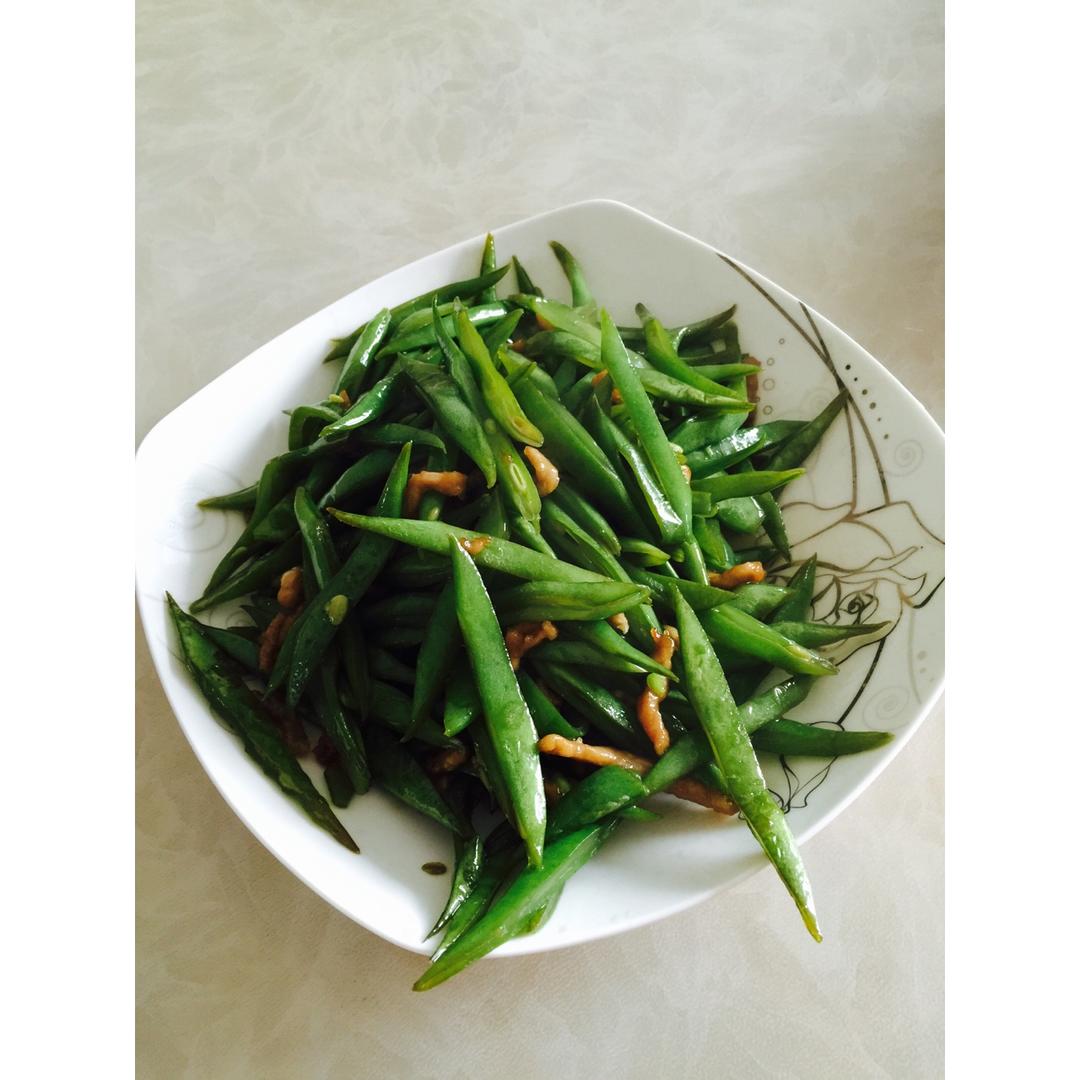 扁豆角丝炒肉
