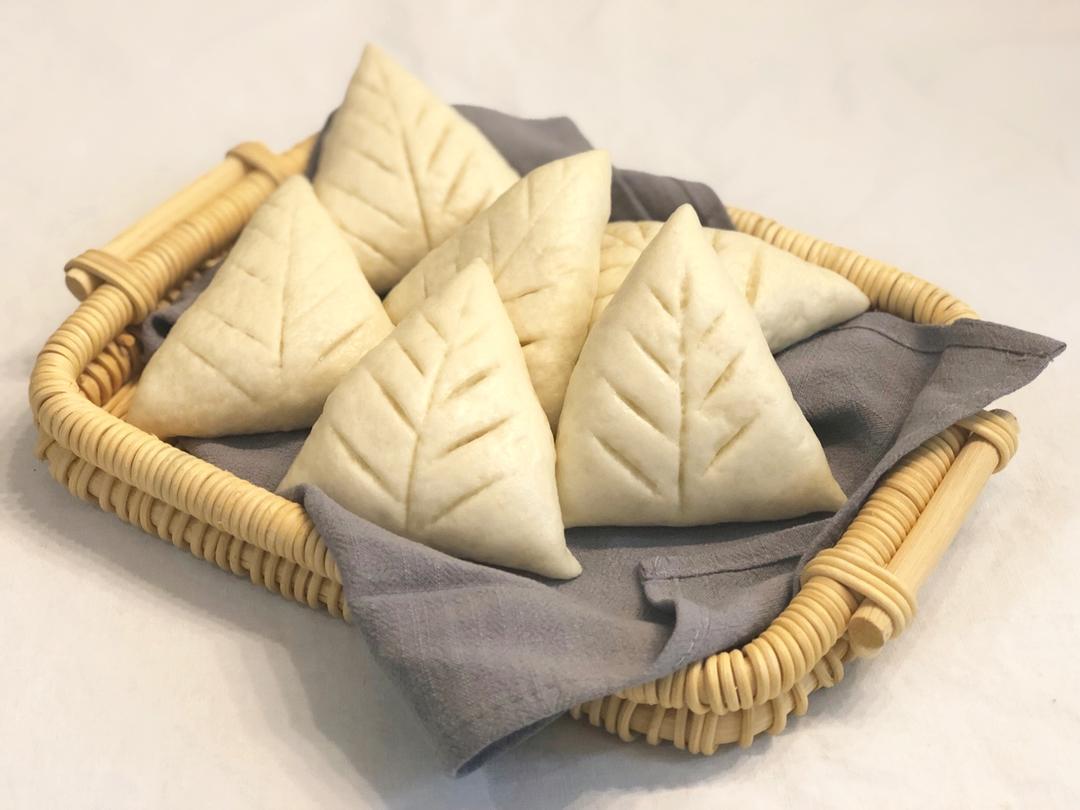 叶形奶黄包