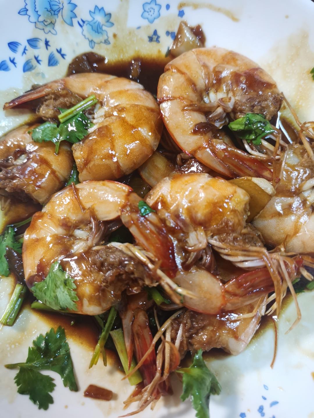 家庭版油焖大虾