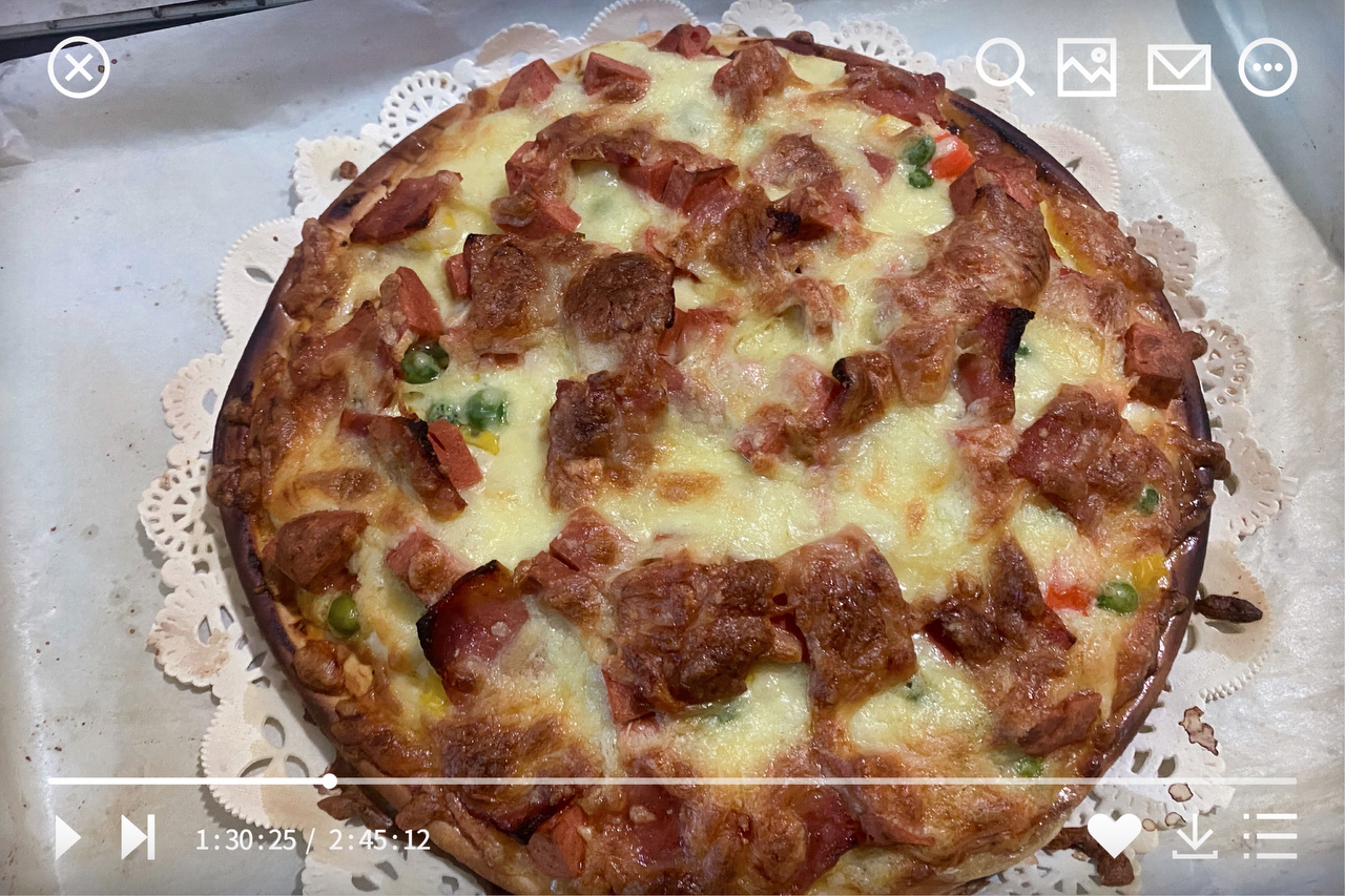 在家做披萨🍕做法超简单，保证你一学就会🙊🙊