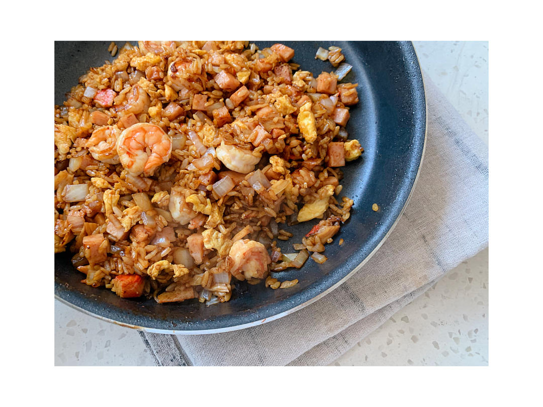 全网最好吃的【虾仁炒饭】！