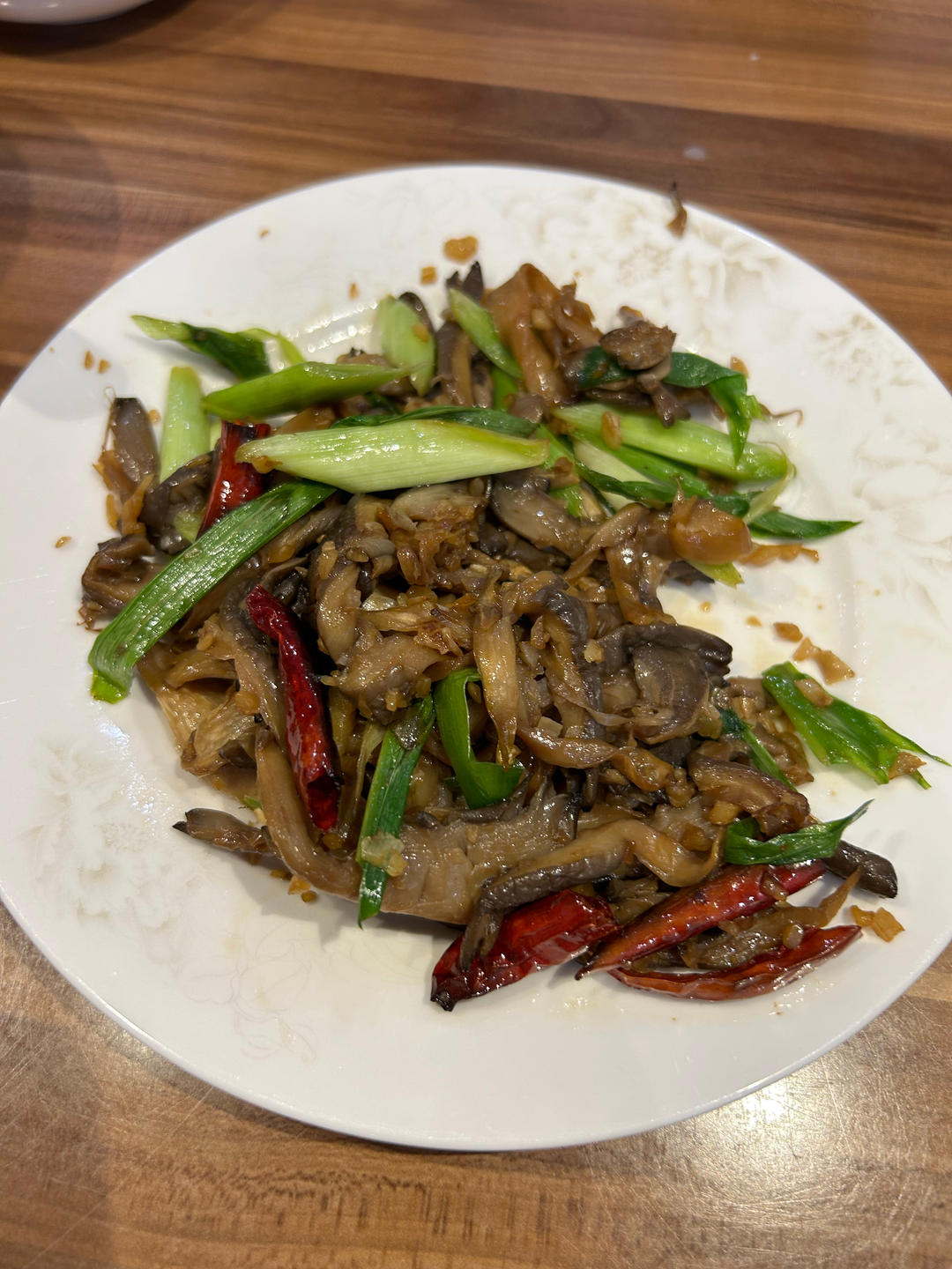 炒平菇