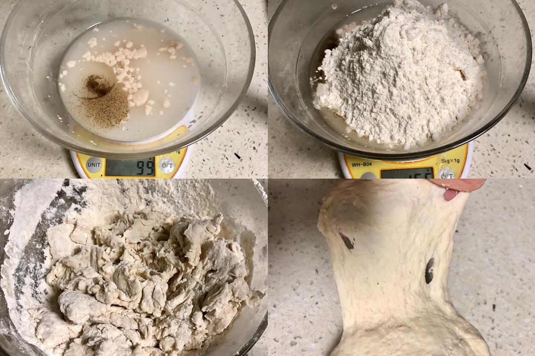 纯奶手撕吐司的做法 步骤1