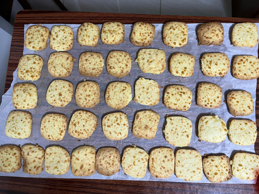 免打发❗️零失败❗️黄金芝士咸味饼干❗️