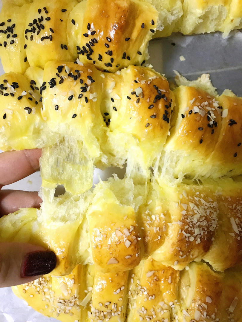 超级香软小餐包，超级拉丝一次发酵