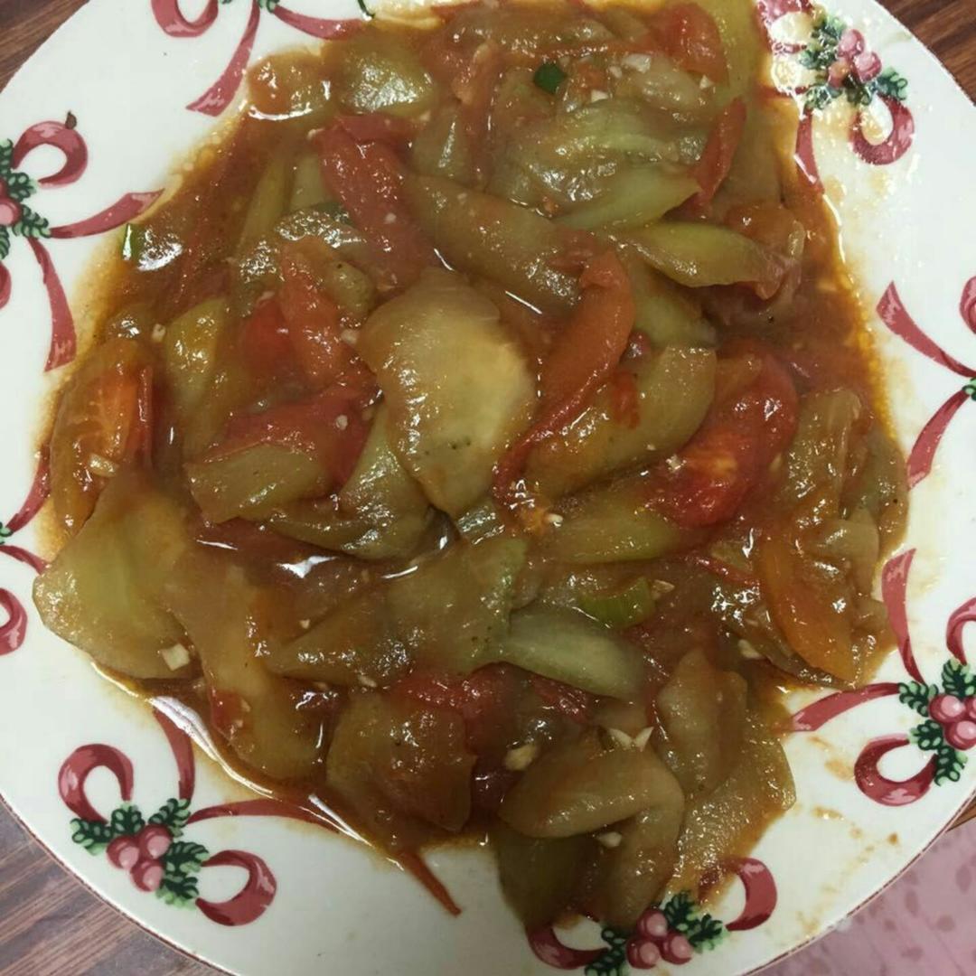 茄子烧西红柿
