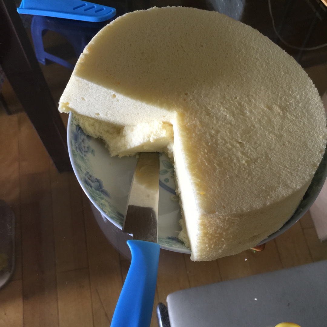 零失败戚风蒸蛋糕（8寸）可做蛋糕胚（另附红丝绒蒸蛋糕做法）