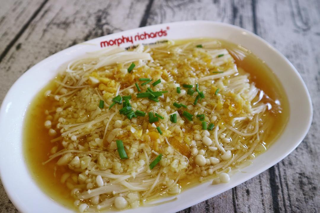 蒜蓉蒸金针菇