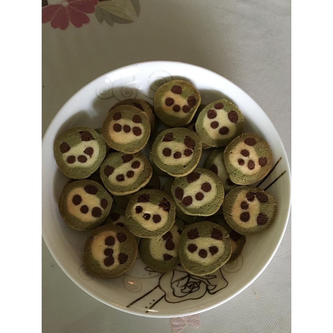 熊猫饼干（稍微修改了下糖小饼的方子）