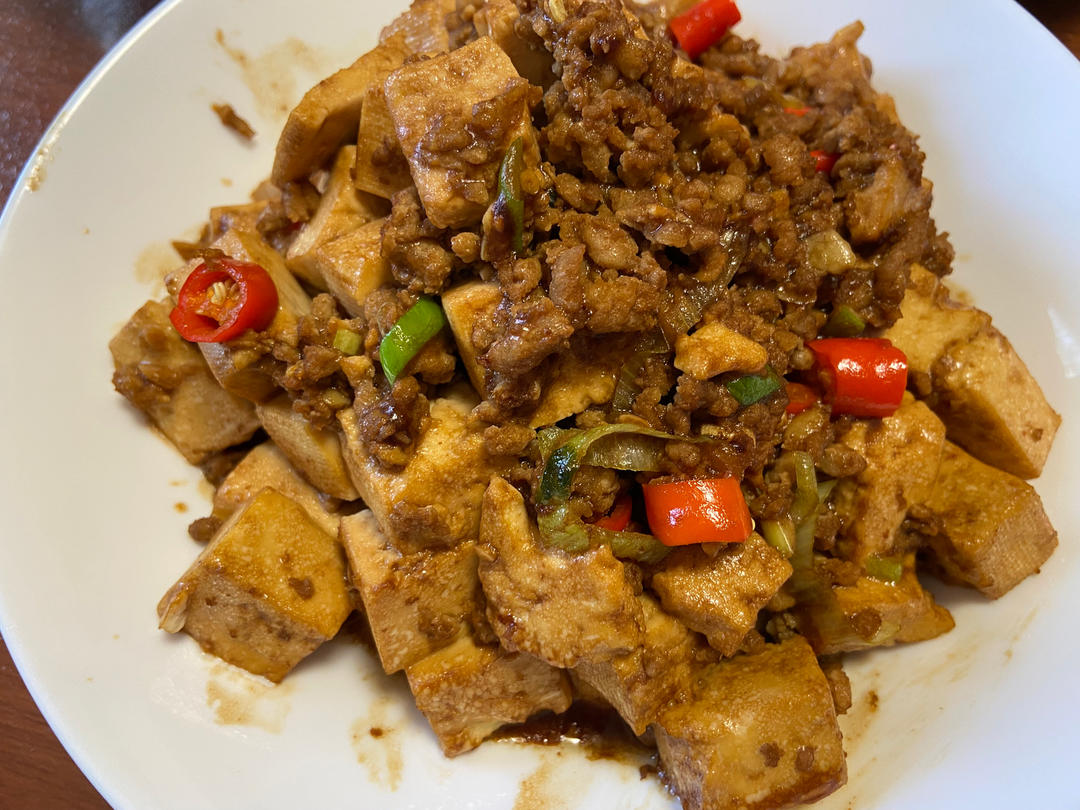 巨下饭！拌饭超好吃的肉末豆腐！做法简单零失败~