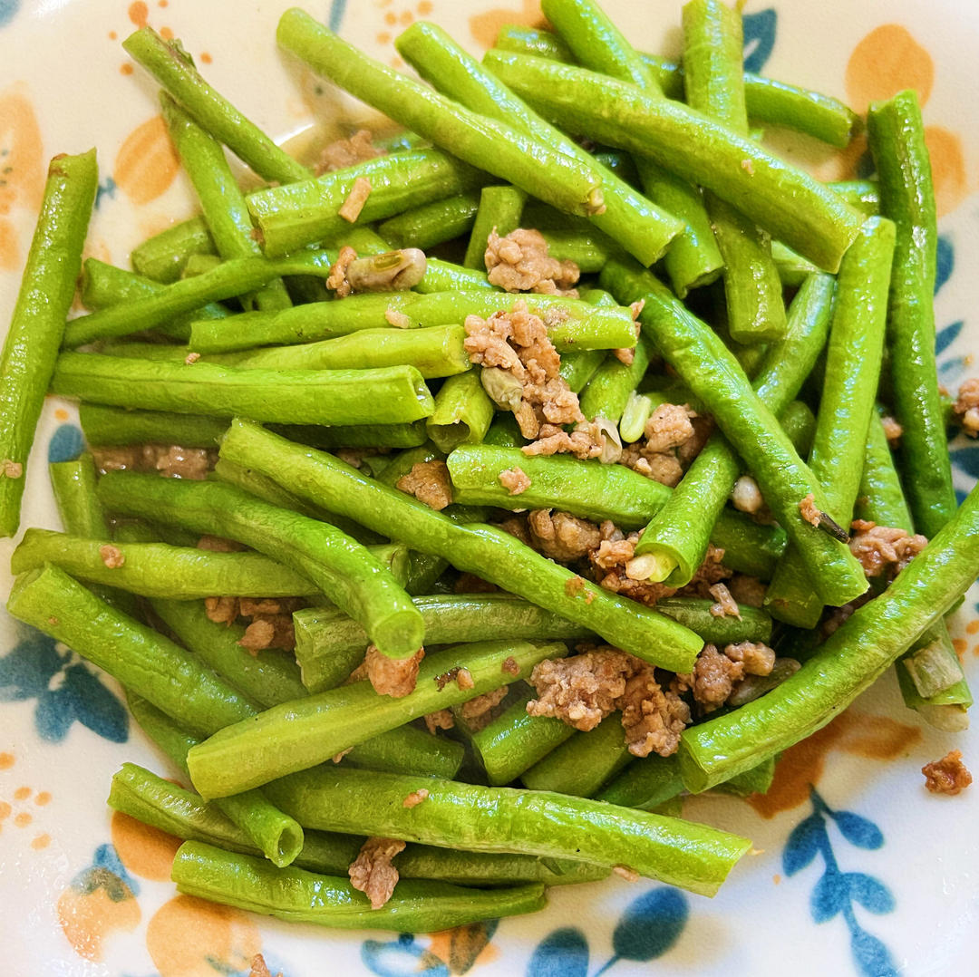 长豆角炒肉