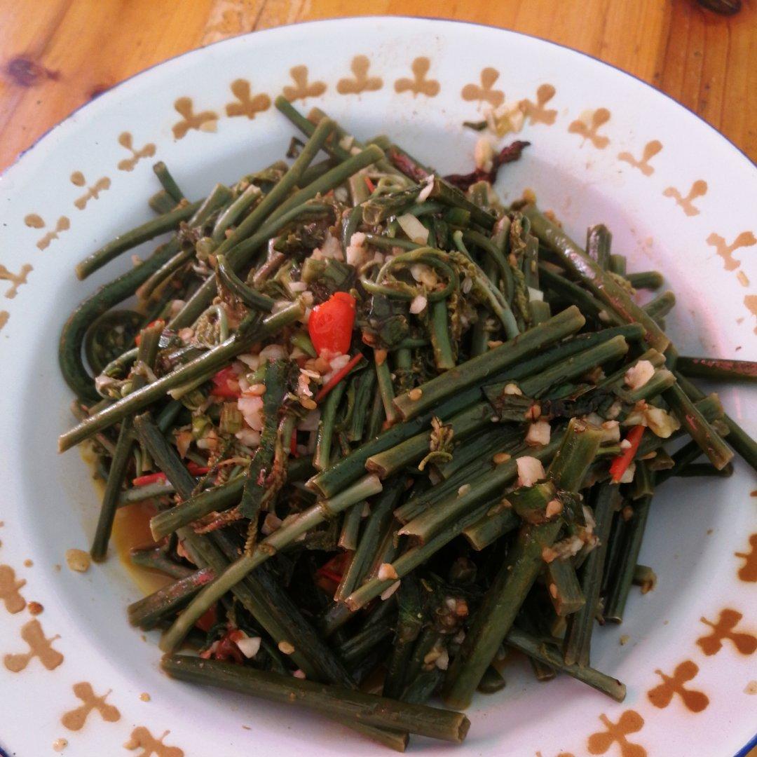 番茄炒水蕨菜