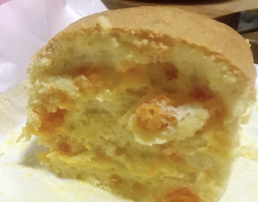 超超超柔软的咸蛋黄芝士古早蛋糕!