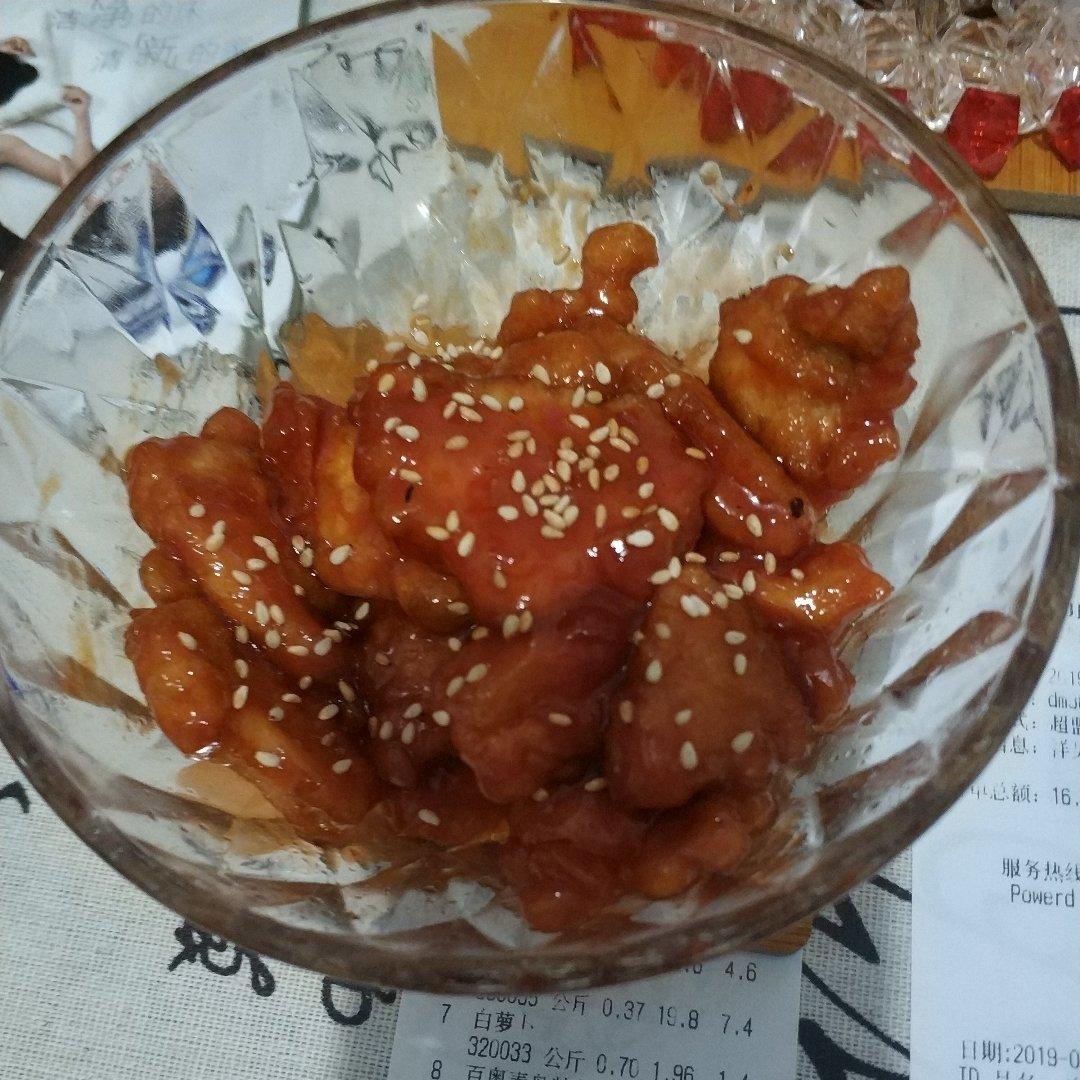 酸甜可口的糖醋里脊(鸡胸肉版)