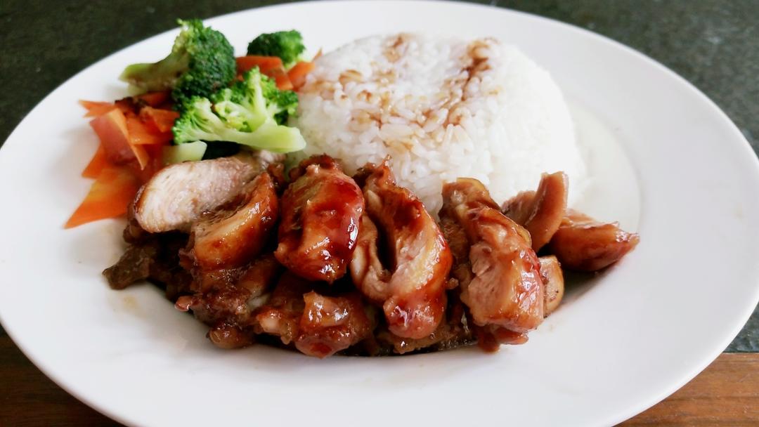 照烧鸡腿饭