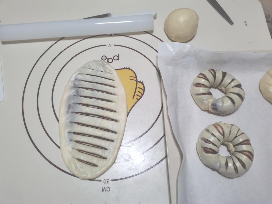 豆沙面包圈（一次发酵）