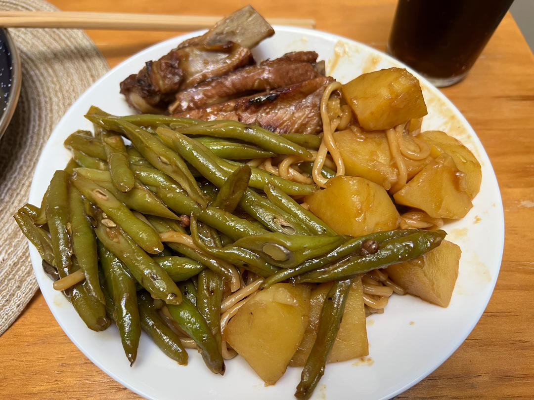 豆角排骨焖面￨真的无敌好吃