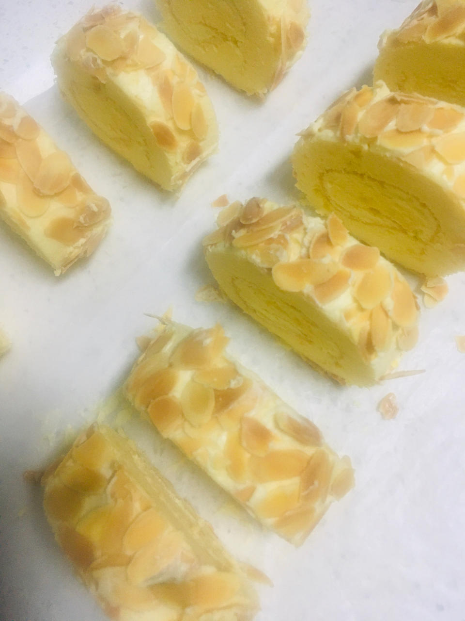 🔥咸香软绵巨好吃❗️咸奶油杏仁蛋糕卷❗️