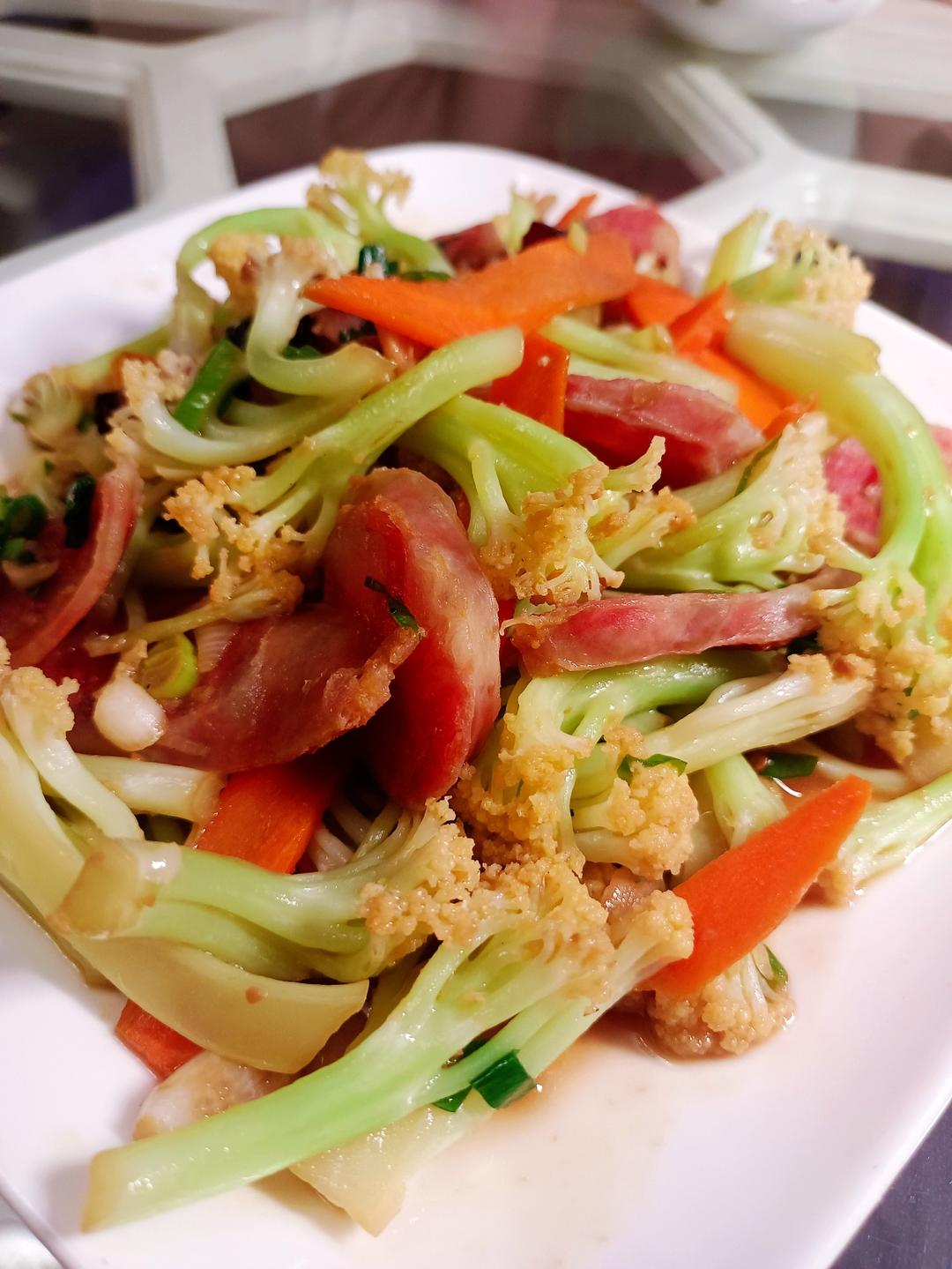 干锅花菜【4月北鼎珐琅铸铁锅食谱】