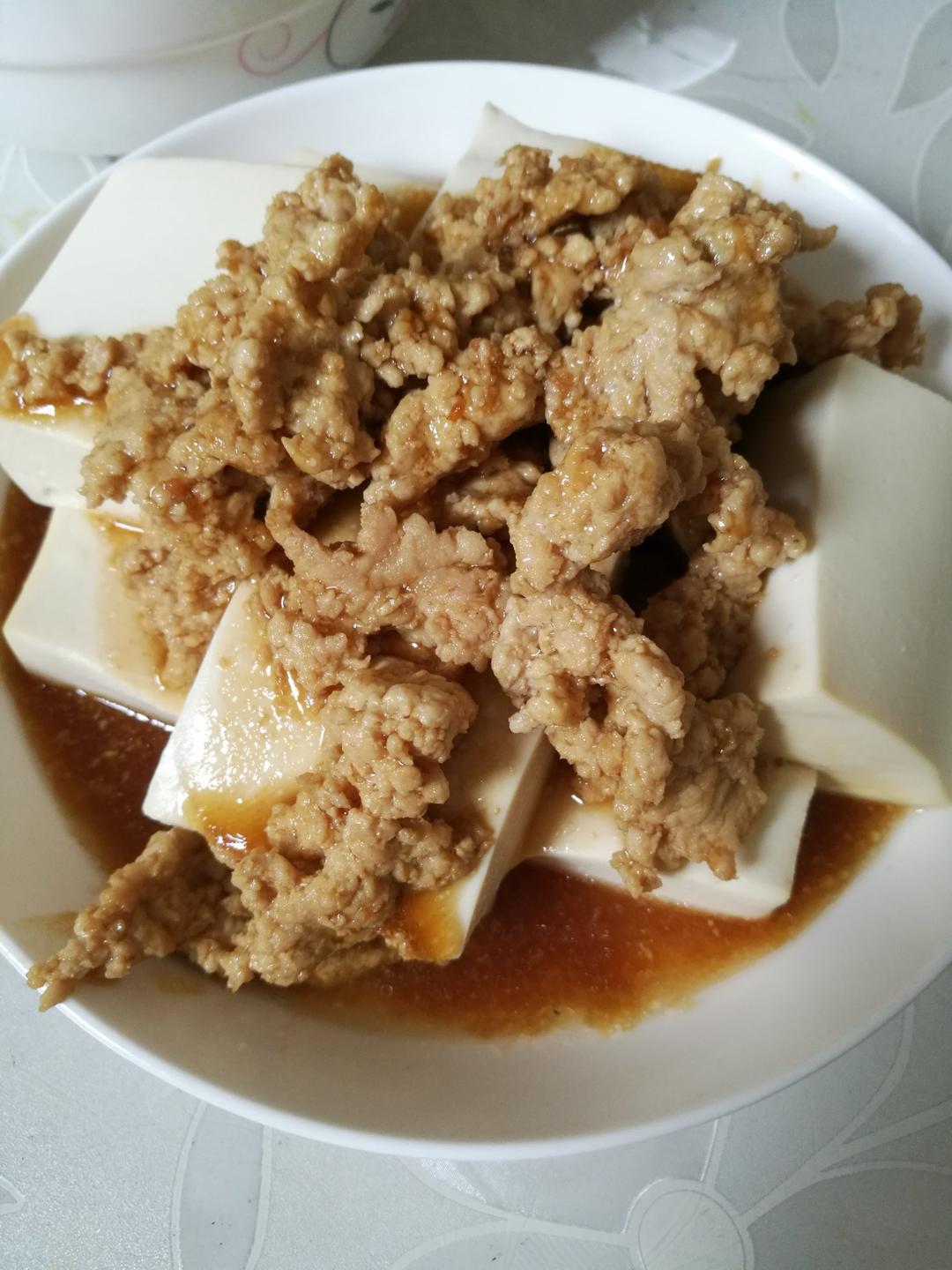 肉末蒸豆腐