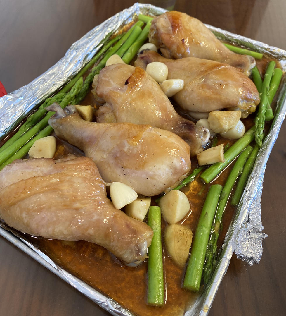 蒜香蜂蜜烤鸡胸